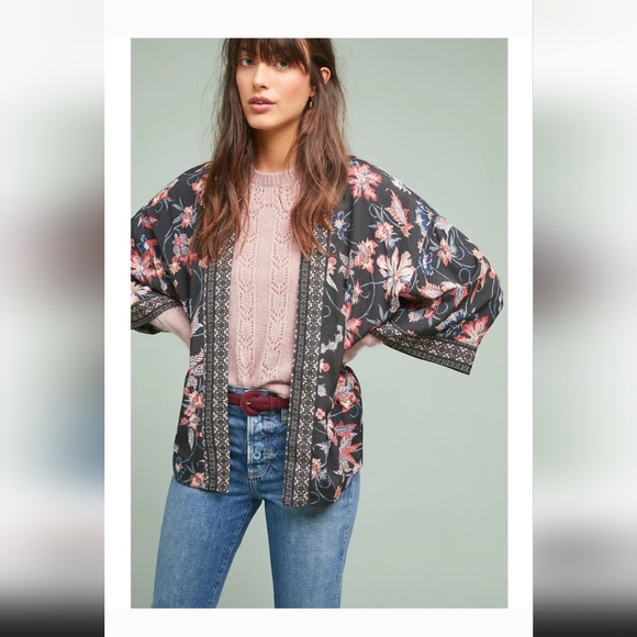 Anthropologie Tops - Anthropologie x Kachel Floral Kimono Boho Cardigan - One Size